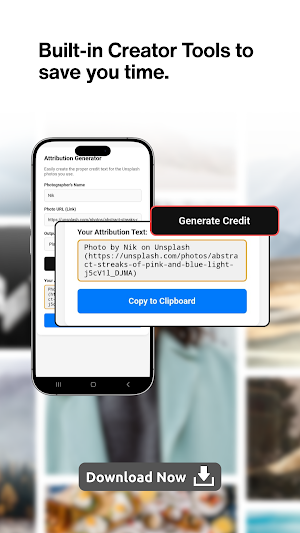 Unsplash:image App Directions Screenshot 1