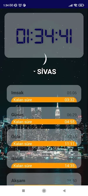 SalatiApp Screenshot 1