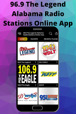 96.9 The Legend Alabama Radio Stations Online App Screenshot 0
