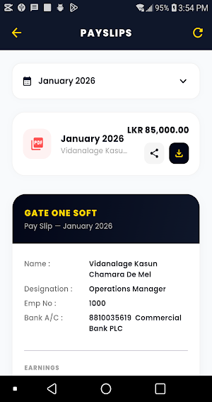 GateOneHR Screenshot 2