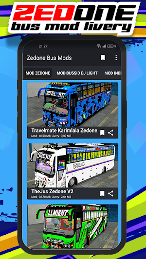 Zedone Bus Mods Livery 2025 Screenshot 1