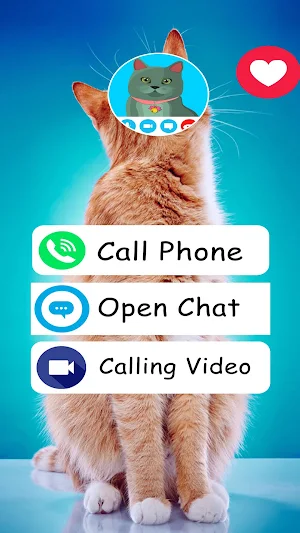 Fake Call Video Cat Screenshot 1