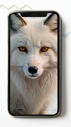 White Fox HD Wallpapers Screenshot 2