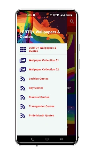 LGBTQ+ Wallpapers & Quotes Screenshot 0