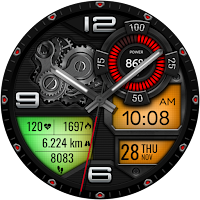 Hybrid GATURAN WS84 Watch face