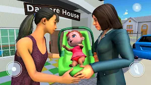 Mother's Office Job & Baby Life Simulator Screenshot 1