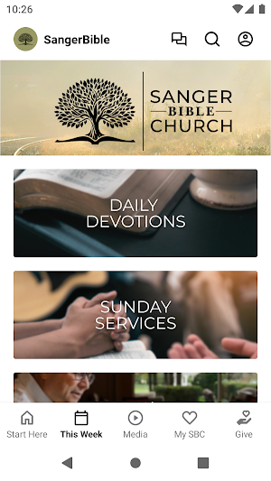 Sanger Bible Church Texas Screenshot 1