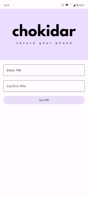 Chokidar: Secure Your Phone Screenshot 0