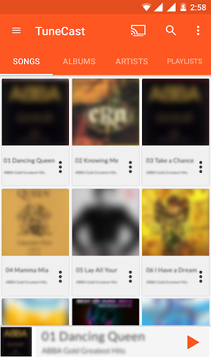 TuneCast DLNA Music Player Screenshot 3