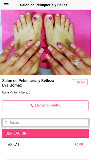 Peluquería y Belleza Eva Gómez Screenshot 0