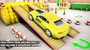 Grand Taxi Car Parking Games : Modern Car Driving Screenshot 1