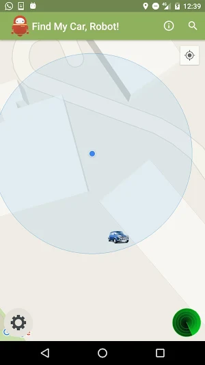 Find My Car Robot Screenshot 1