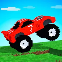 2 Player Blocky Road Racing