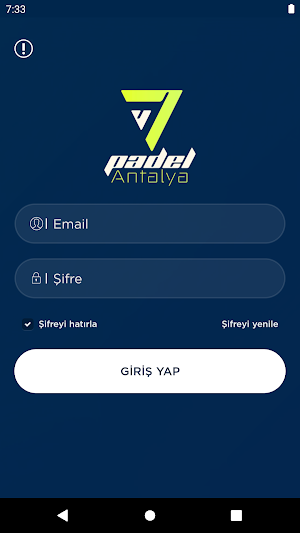 V7 PADEL Antalya Screenshot 0