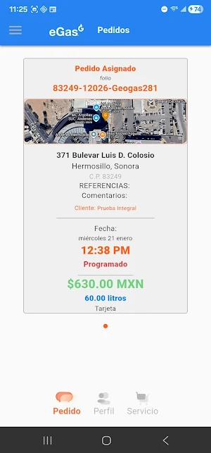 eGas Distribución Screenshot 1