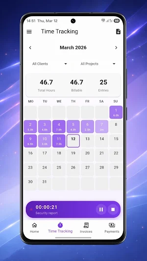 Nomad Assistant: Time Tracker Screenshot 1