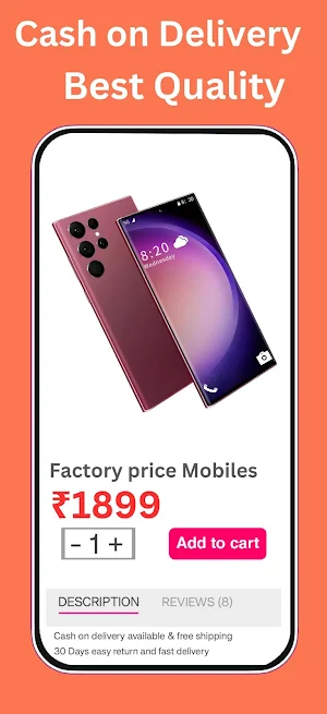 Mobile Phone Shopping App Screenshot 1