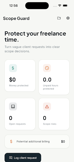 Scope Guard: Scope Manager Screenshot 1