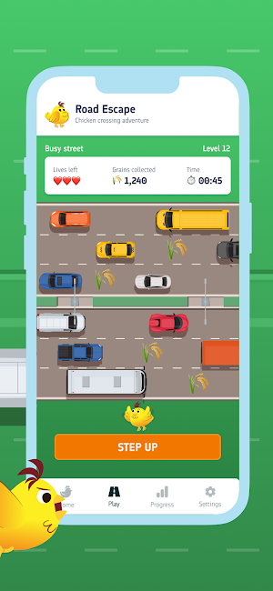 CrazyChick Road Escape Chicken Screenshot 2