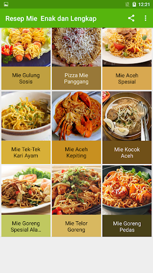 Resep Mie Enak dan Lengkap Screenshot 3