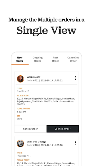 UVFOODIE Restaurant Partner Screenshot 2