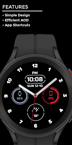 Nighty Hybrid 04 - watch face Screenshot 1
