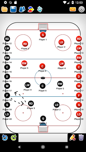 Coach Tactic Board: Hockey Screenshot 3
