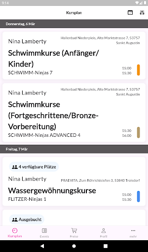 SCHWIMMNINA Screenshot 3