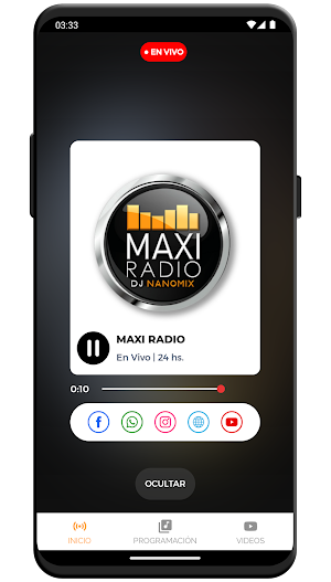 DJ Nanomix Radio Online Screenshot 2