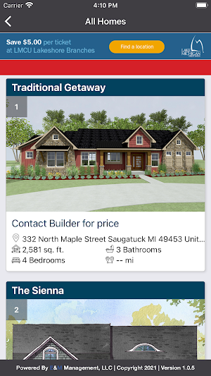 Lakeshore Parade of Homes Screenshot 3