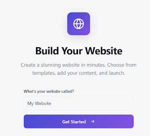 Easy Website Builder Screenshot 0