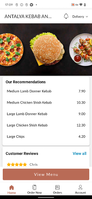 ANTALYA KEBAB AND PIZZA LTD Screenshot 1