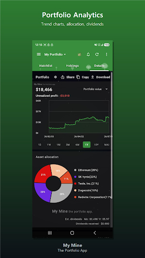 My Mine: Portfolio Tracker Screenshot 3