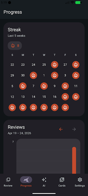 Flashcards Open Source App Screenshot 2