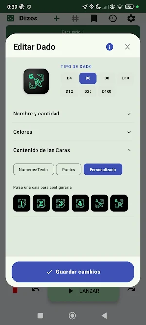 Dizes, Ultimate dice simulator Screenshot 1