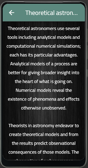 astronomy Screenshot 0