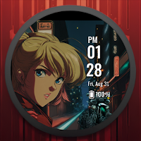 Neon Anime WatchFace: Sabrina