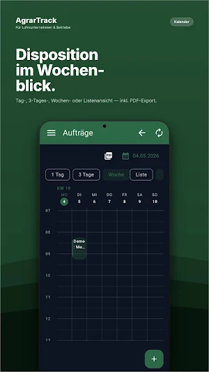 AgrarTrack – Farm Job Manager Screenshot 1