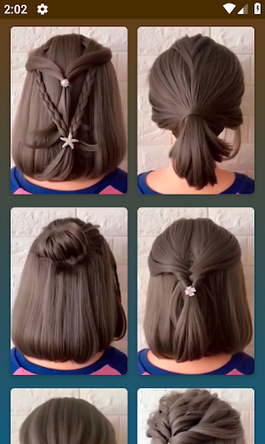 Hairstyles for short hair Screenshot 1