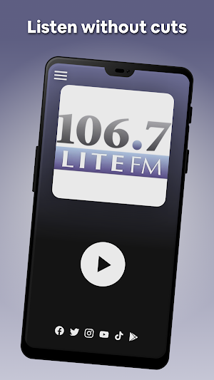 Lite 106.7 FM Radio Screenshot 0