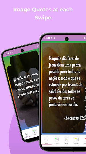 Portuguese Bible Quotes Screenshot 0