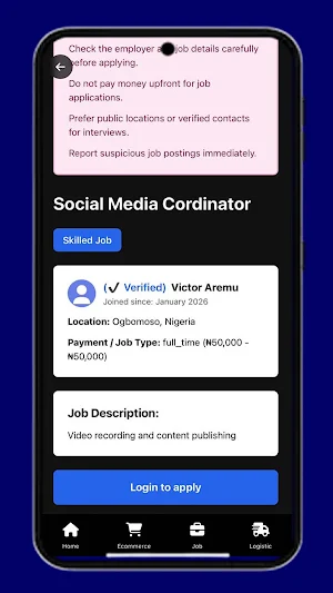 Easyjobconnect Screenshot 1