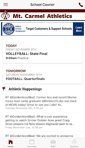 Mt. Carmel Athletics - Illinois Screenshot 1