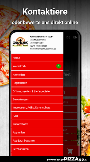 Pizza Taxi Night Karlsruhe Screenshot 2