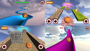 Ball Coaster 3D - roller dash Screenshot 1