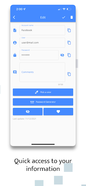 Safypass Pro -Password Manager Screenshot 1