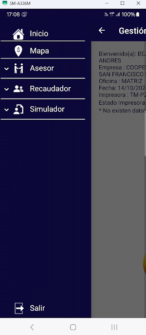 Gestión Interna SanFra Screenshot 1