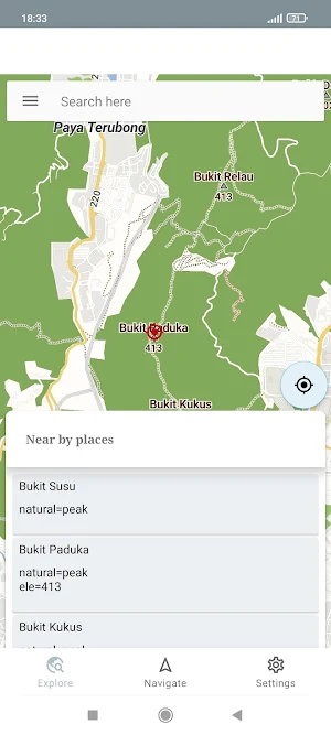 Penang Malaysia Offline Map Screenshot 0