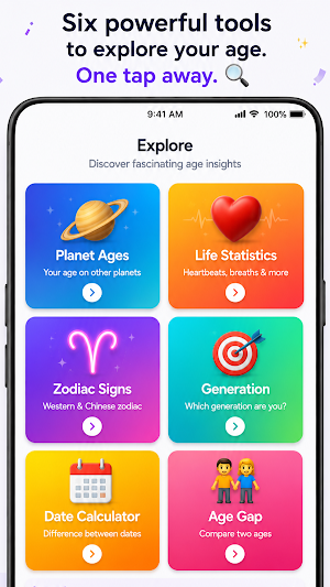 Age Calculator: DOB & Tracker Screenshot 1