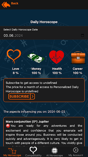 SignsByStars Screenshot 1
